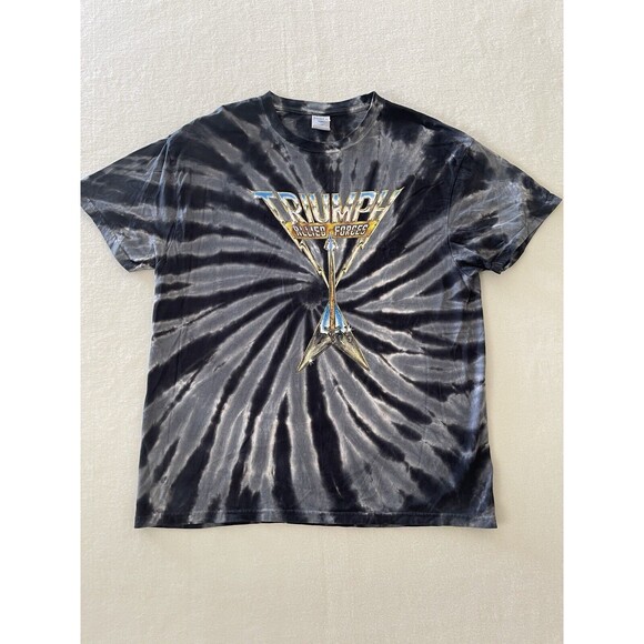 TRIUMPH ALLIED FORCES TIE DYE T-SHIRT Size XL‎ - Picture 7 of 8